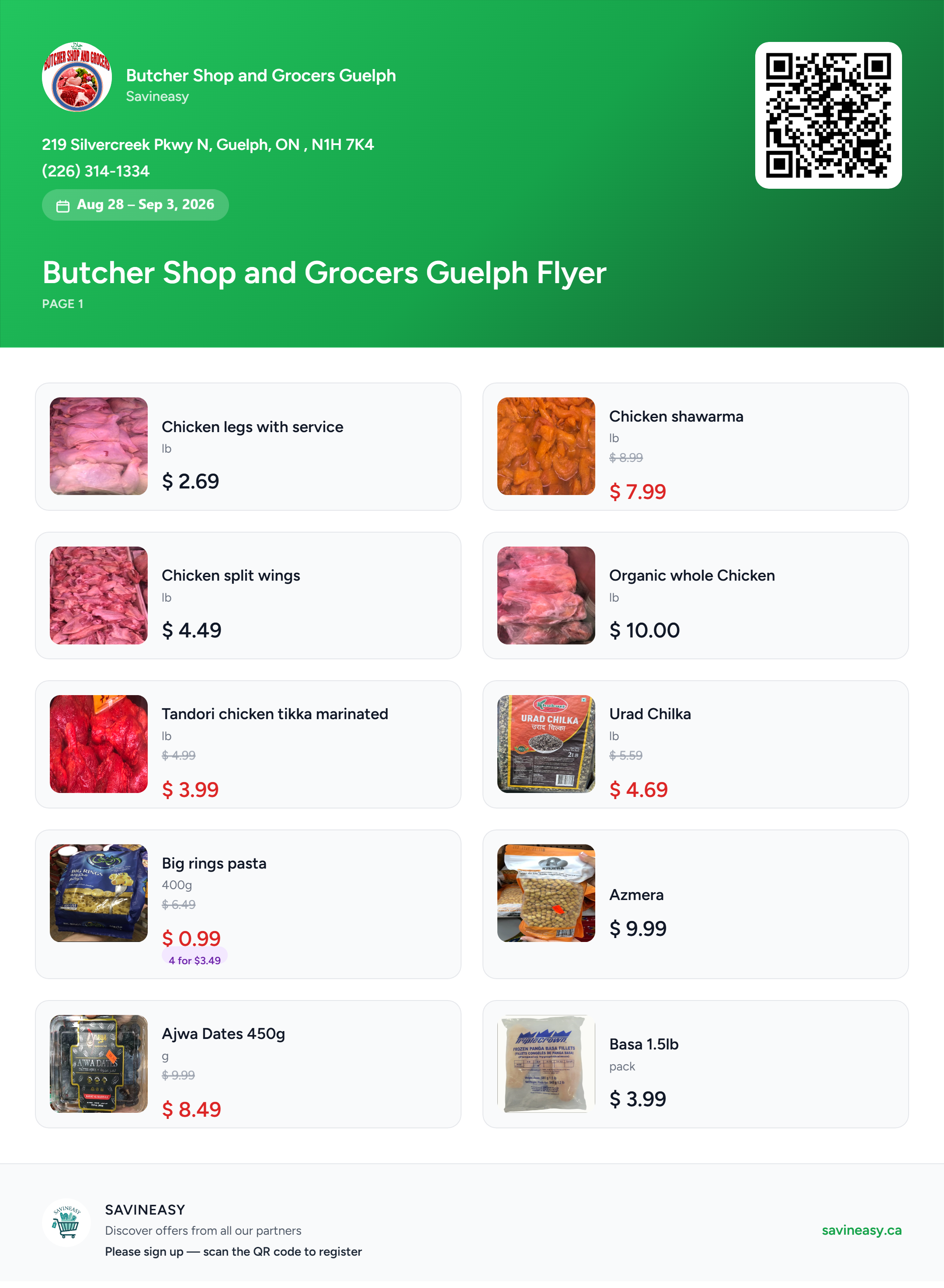 Butcher Shop Guelph Weekly Flyer