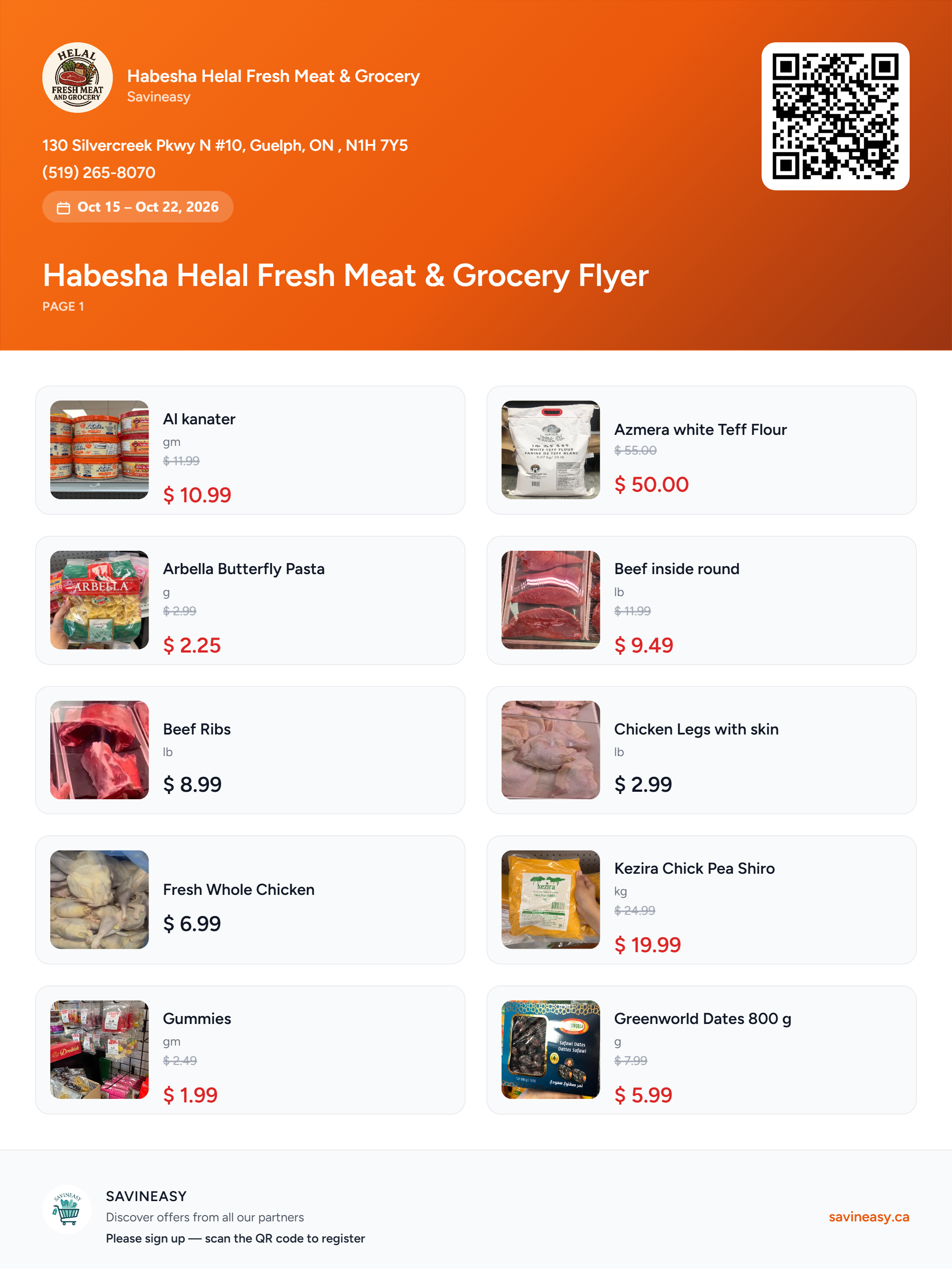 Habesha Helal Fresh Meat & Grocery Flyer