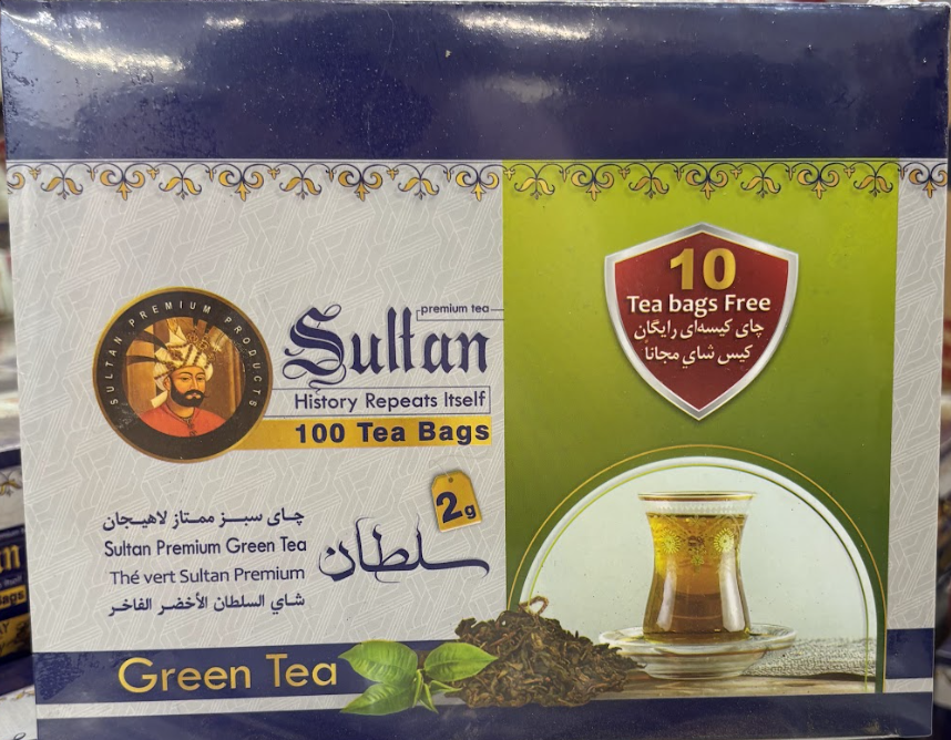 Sultan	 Green Tea 100 tea bags pack
