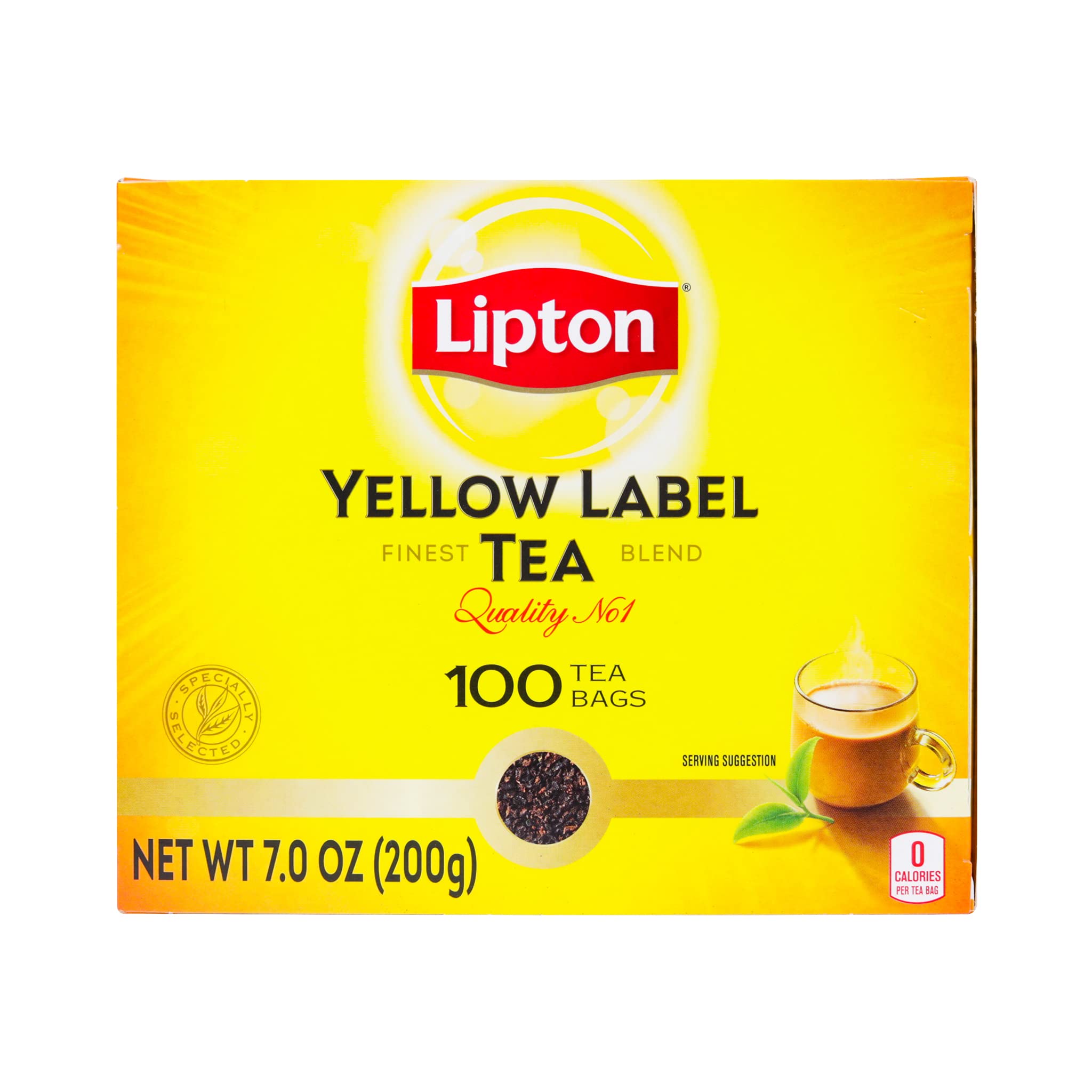 Yellow label 100 Tea bags