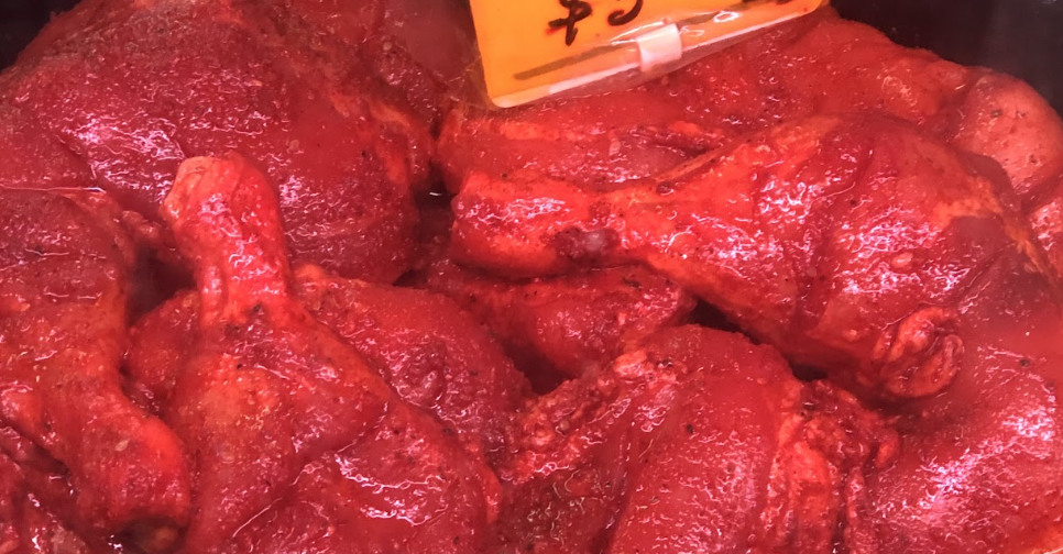 Tandori chicken tikka marinated
