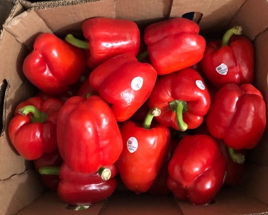 Red Bell Pepper 11lb Box