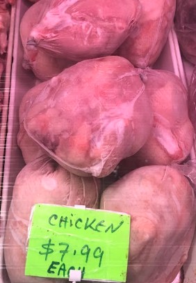 Whole chicken with service