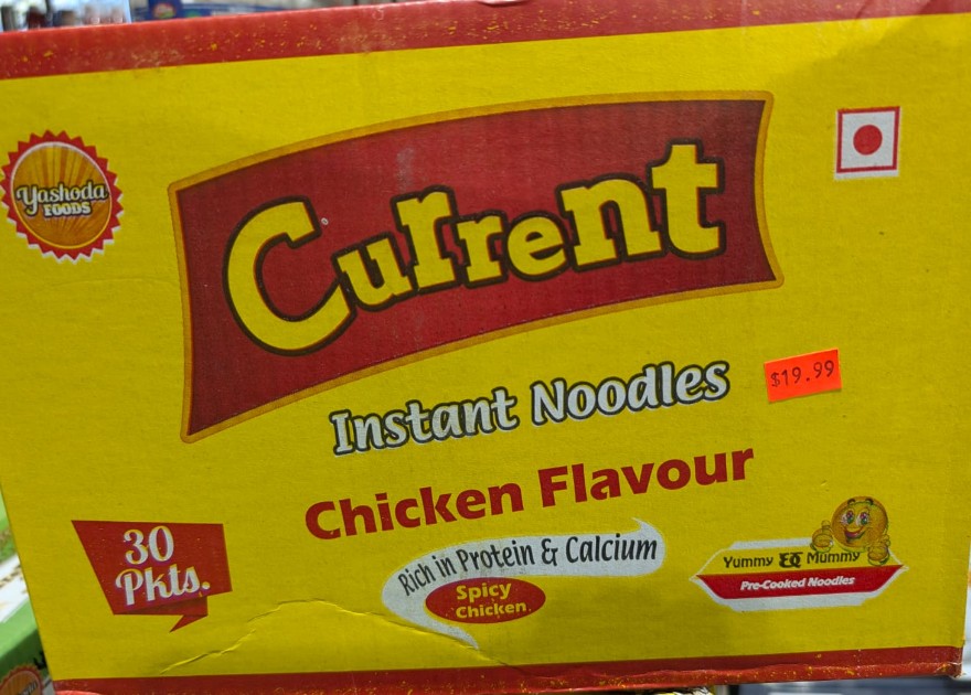Current Chicken Flavor noodles