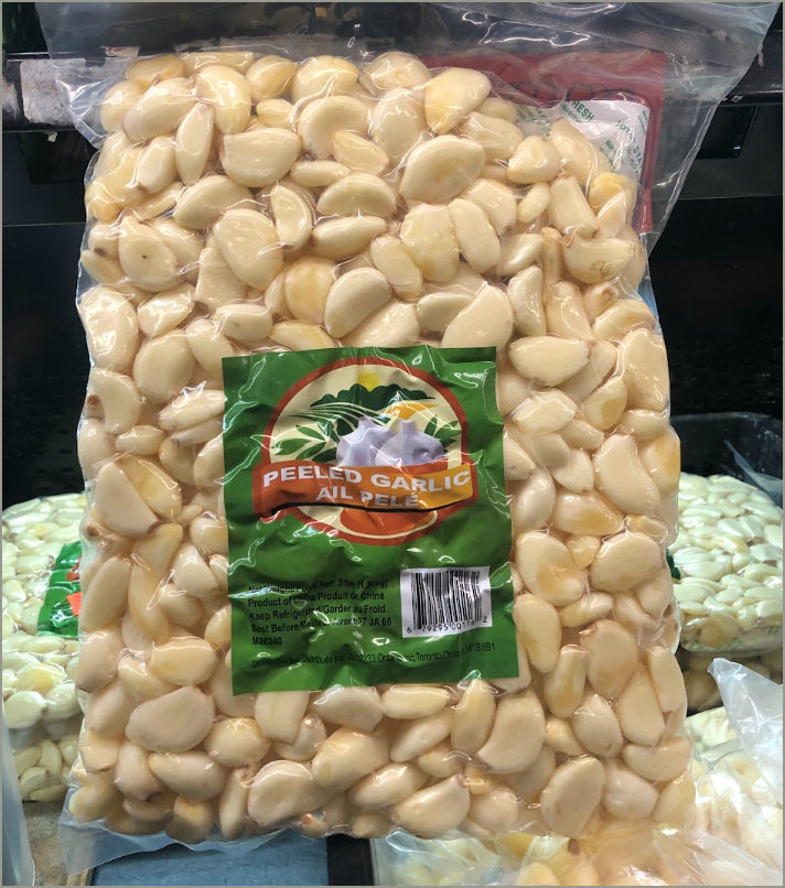 Peeled Large Garlic Pack