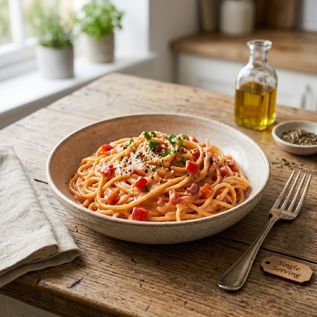 Creamy Pepper Pasta 